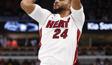 Norman Powell, Kel’el Ware lead Heat in rout over Bulls