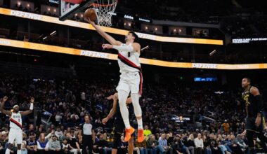 Avdija, Clingan get double-doubles as Trail Blazers beat Warriors 127-123