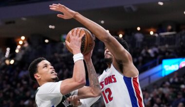 Pistons snap 13-game losing streak to Bucks, win 129-116