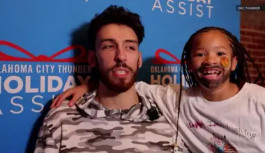 Chet Holmgren hosts Thanksgiving dinner for Oklahoma foster families