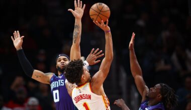 Jalen Johnson scores 28 and lifts Hawks over Hornets 113-110