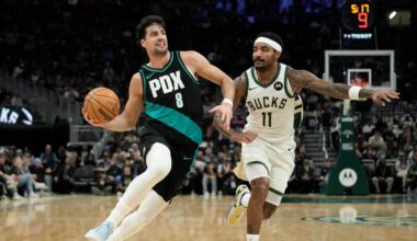 Trail Blazers ride big second-half lead to 115-103 win over slumping Bucks