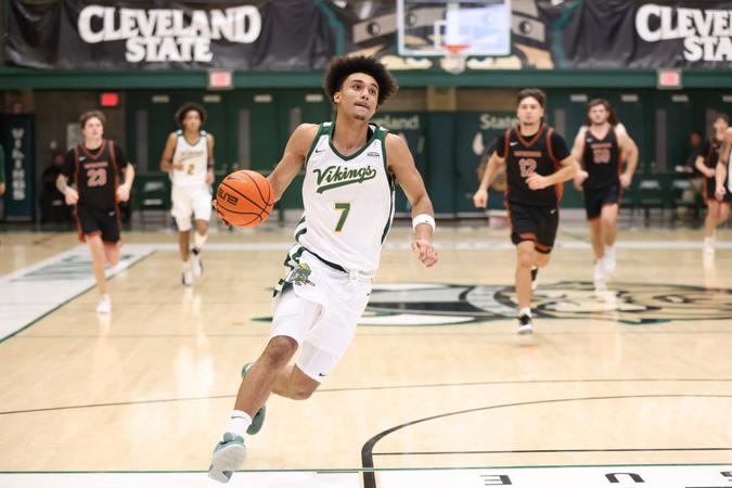 Cleveland State Men's Basketball Takes Down Waynesburg, 109-56