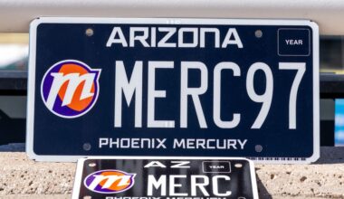 Phoenix Mercury unveil first-ever specialty license plate