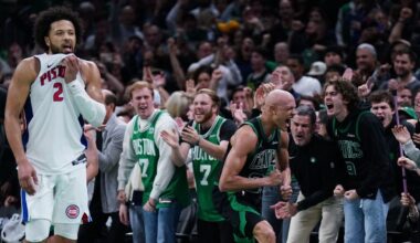 Celtics halt Pistons' win streak at 13 despite Cunningham's 42