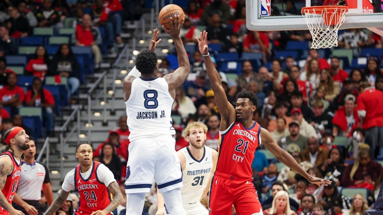 Jackson, Wells and Edey help the Grizzlies outlast the Pelicans 133-128 in OT