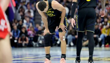 Warriors believe Steph Curry avoided serious thigh injury: report