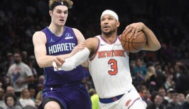Knicks starters dominate Hornets early in rout