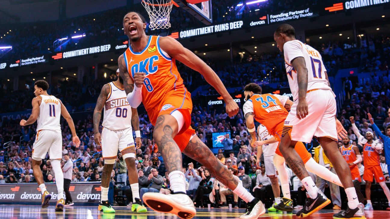 Jalen Williams' season debut sparks Thunder to 11th straight win