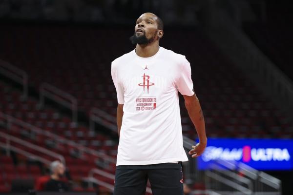 Kevin Durant set to return as red-hot Rockets visit Jazz