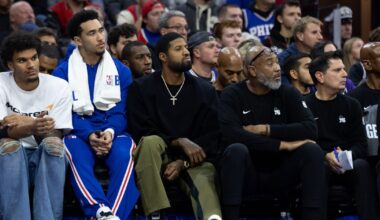 Paul George to be re-evaluated later this week, Joel Embiid day-to-day; both stars uncertain for Sixers-Pistons on Friday