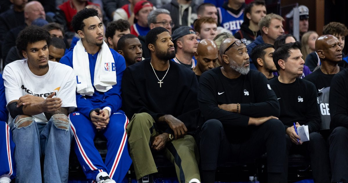 Paul George to be re-evaluated later this week, Joel Embiid day-to-day; both stars uncertain for Sixers-Pistons on Friday