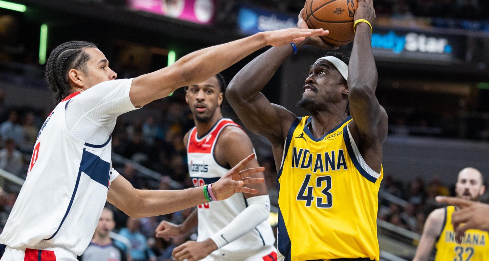 NBA: Pascal Siakam posts double-double as Pacers throttle Wizards