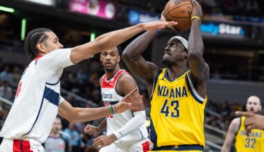 NBA: Pascal Siakam posts double-double as Pacers throttle Wizards
