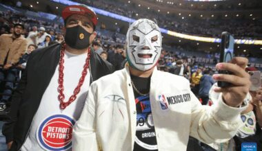 Detroit Pistons vs. Dallas Mavericks-Xinhua