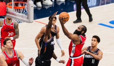 The Phoenix Suns defeat the LA Clippers, 114-103, at Intuit Dome
