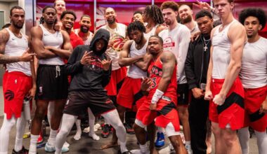 Gradey Dick explains hilarious new Toronto Raptors win tradition