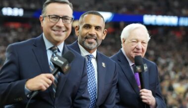 Which announcers are calling each first round game of the 2025 NCAA men’s basketball tournament