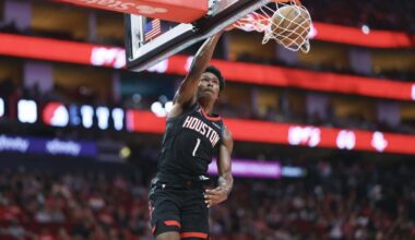 Rockets romp to 140 points in demolition of Trail Blazers