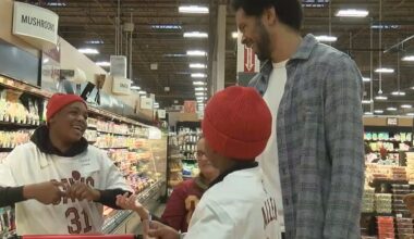 Cavs’ Jarrett Allen hosts 9th Annual Meals + Math Thanksgiving Event