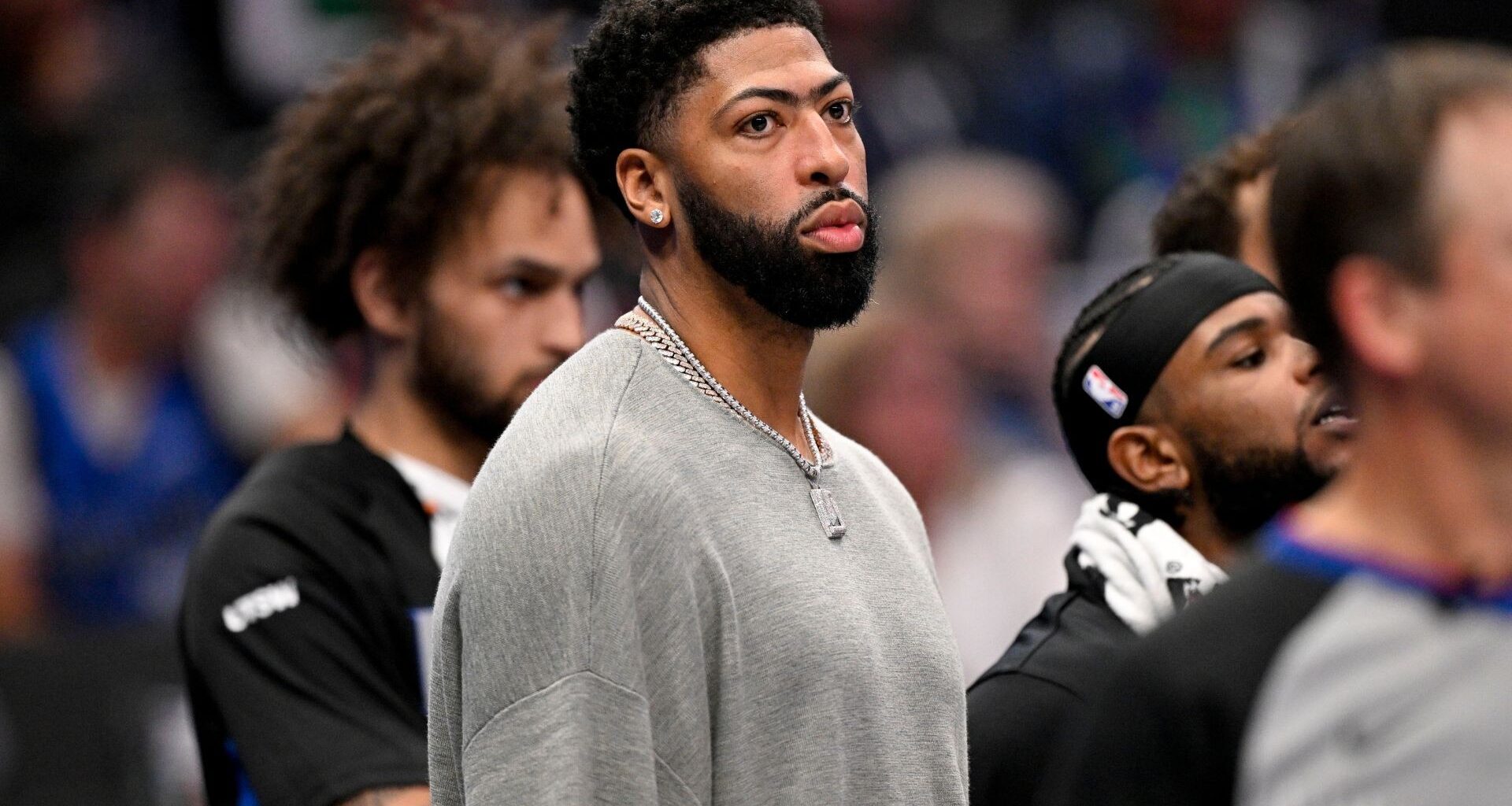 ESPN analyst Richard Jefferson before the 2023 NBA All Star celebrity game at Huntsman Center.