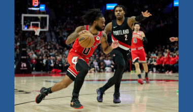 Vucevic's buzzer-beating 3 gives the Bulls a 122-121 win over the Blazers