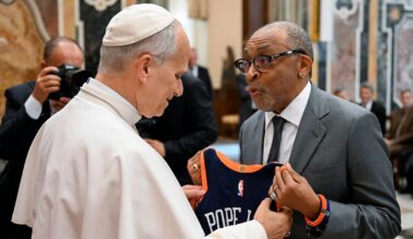 Spike Lee Blesses Pope Leo with Knicks Jersey at the Vatican