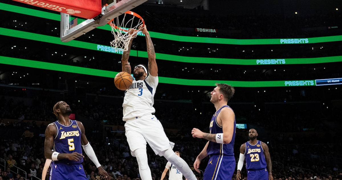 Mavericks will be without Anthony Davis, Daniel Gafford for meeting with Clippers