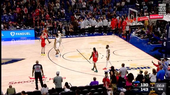 Zion Williamson scores 29 and the Pelicans end a 9-game skid with a 143-130 win over the Bulls