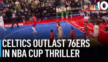 Boston Celtics 109, Philadelphia 76ers 108 – NBC Boston