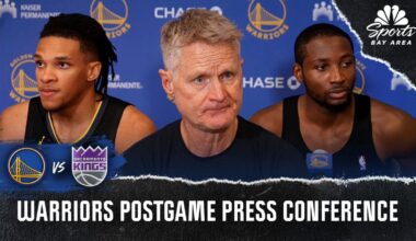 Steve Kerr, Warriors break down tough loss against Kings – NBC Sports Bay Area & California