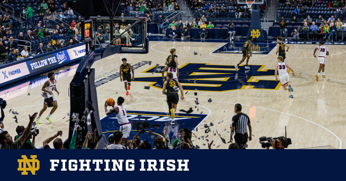 Irish Host Panthers in Homestand Finale Looking for 3-0 Start