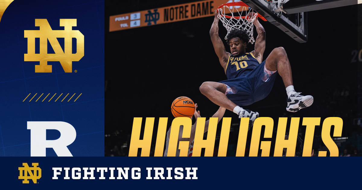 The Irish Silence the Knights | Highlights vs Rutgers