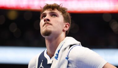 Cooper Flagg reacts as Paige Bueckers shows support - Basketball - Sports