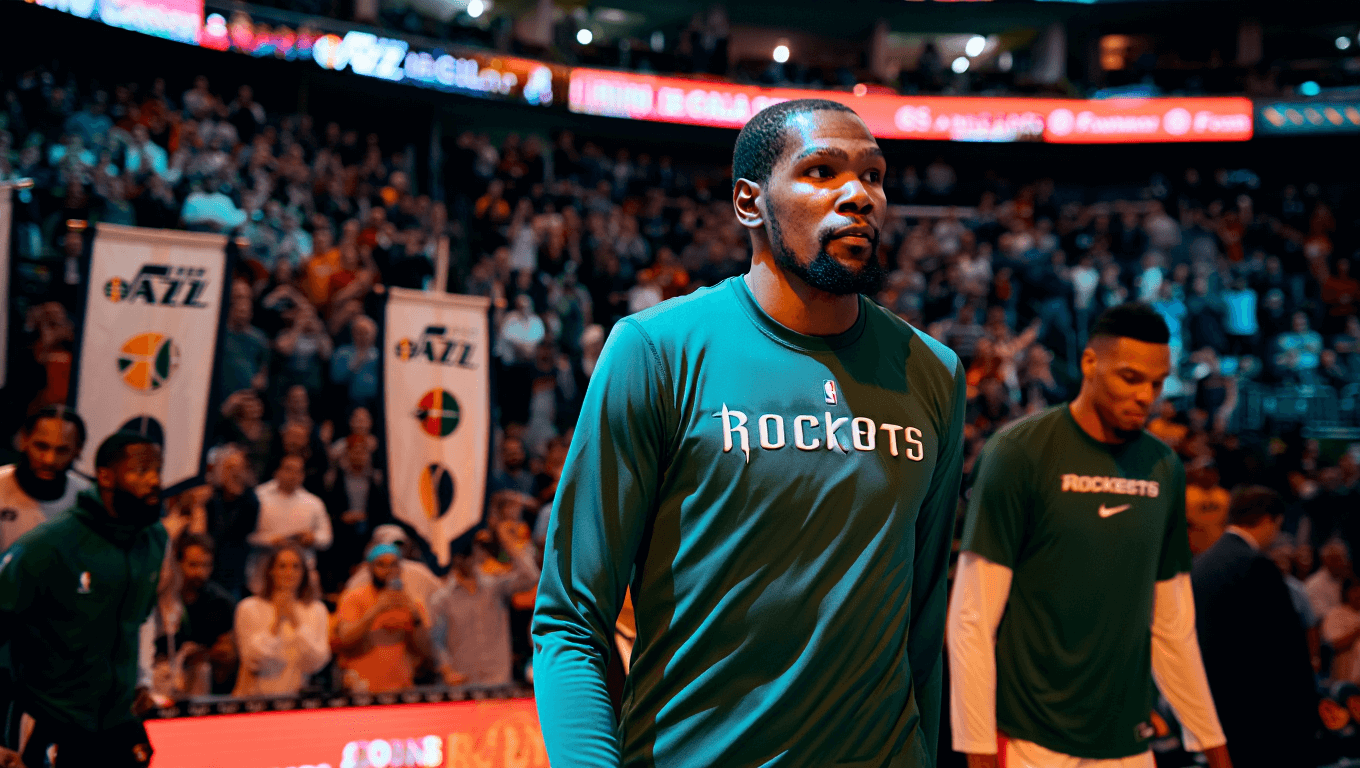 rockets vs jazz tips off today in Salt Lake City as Kevin Durant set to return — here's why it matters