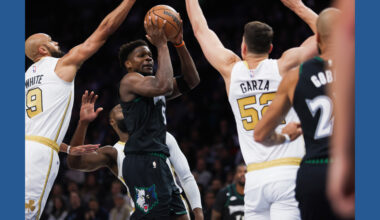 Edwards caps 39-point performance with unlikely 3 as Timberwolves hold off Celtics