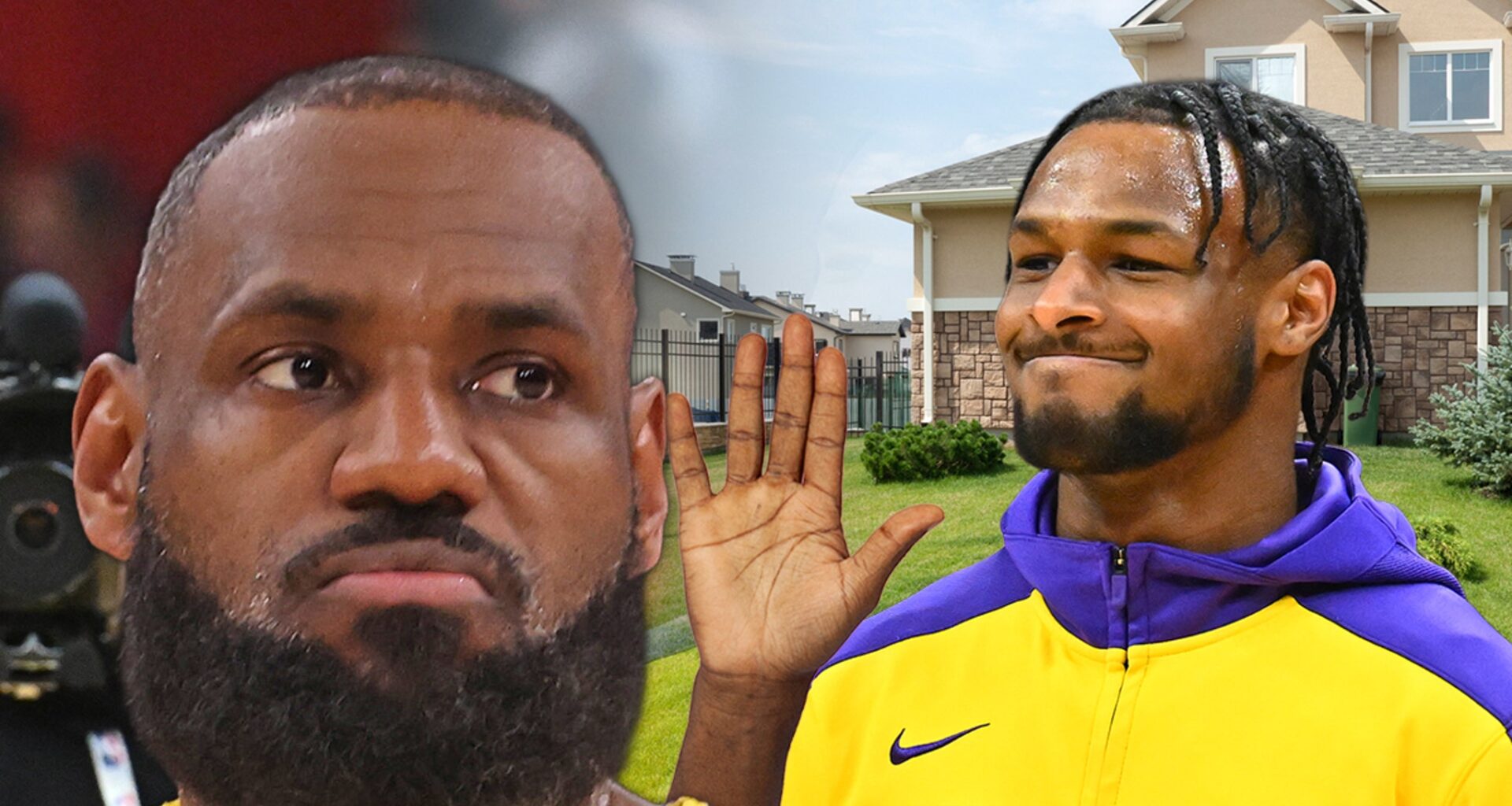 LeBron James Cracks Joke About Bronny Moving Out, 'We Don't Talk As Much'