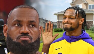 LeBron James Cracks Joke About Bronny Moving Out, 'We Don't Talk As Much'