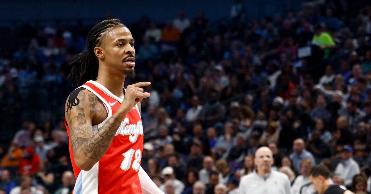 Grizzlies guard Ja Morant (calf) to miss Saturday matchup vs. Mavericks in Dallas