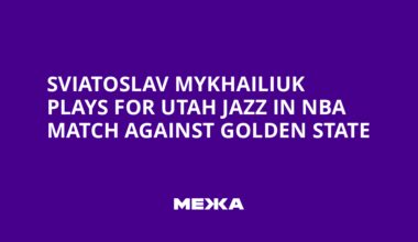 Sviatoslav Mykhailiuk Plays for Utah Jazz in NBA Match Against Golden State | Ukraine news