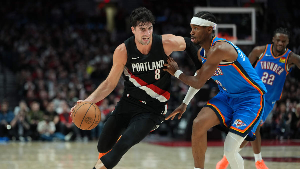 Thunder's Unbeaten Run Ends with Loss to Trail Blazers