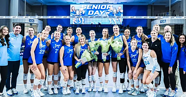 Wurtz sets aces record as #12 Bluejays sweep Hoyas on senior day | Sports