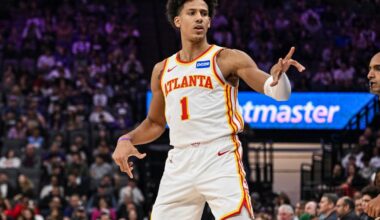 Jalen Johnson's double-double leads Hawks past Kings 133-100 | Sports