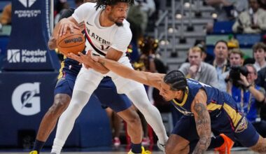 Shaedon Sharpe's season-high 35 points lead Trail Blazers past Pelicans 125-117 | National Sports