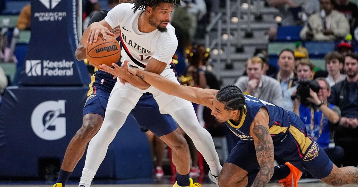 Shaedon Sharpe's season-high 35 points lead Trail Blazers past Pelicans 125-117 | National Sports