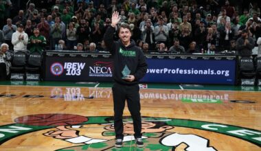Shrewsbury bartender who saved patron's life honored at Celtics game | News