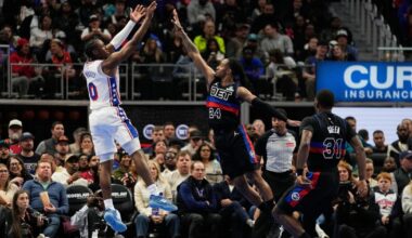 Pistons win ninth straight, beat 76ers 114-105 in NBA Cup game | Sports