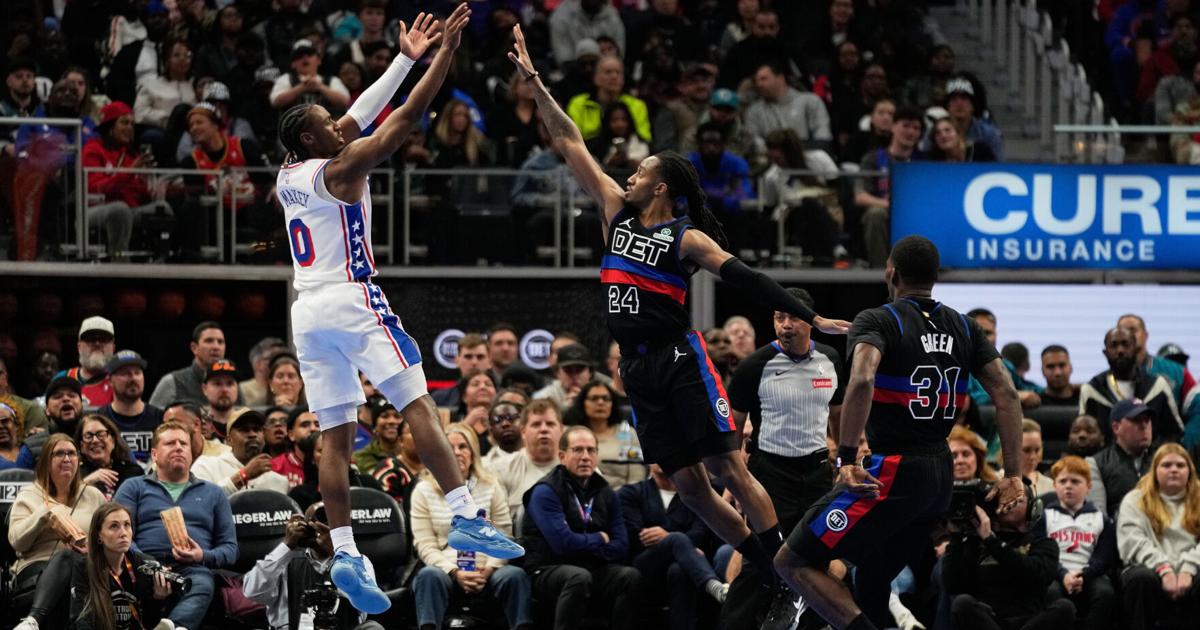 Pistons win ninth straight, beat 76ers 114-105 in NBA Cup game | Sports