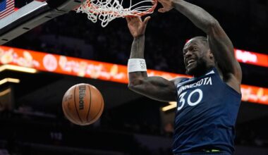 Randle has 32 points and the Timberwolves hold off the Wizards 120-109 | Sports