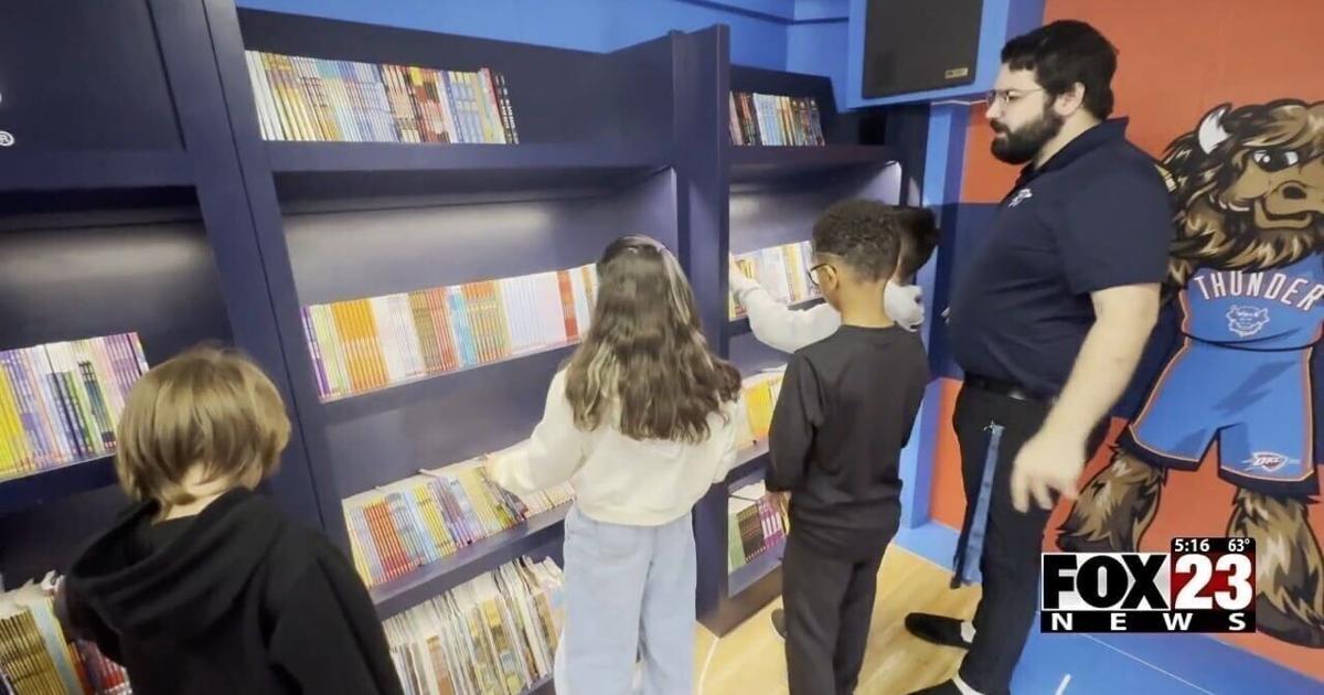 OKC Thunder Book Bus visits 2 BA elementary schools | News